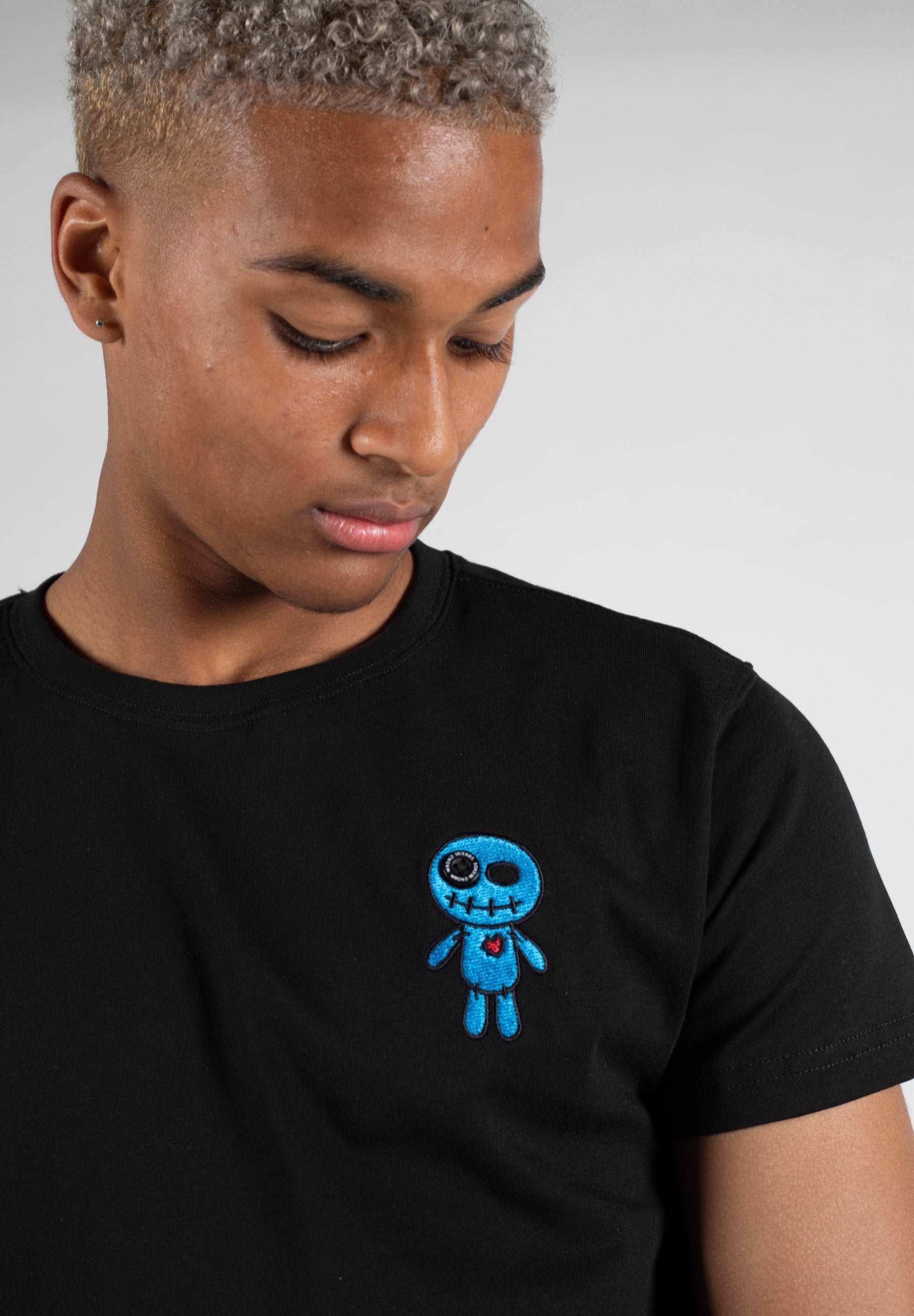 Voodoo T-shirt Schwarz/Blau
