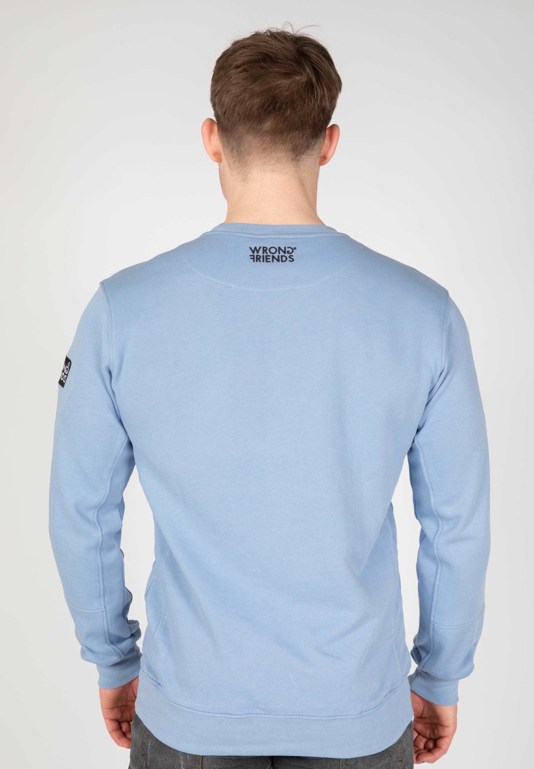 Leon Crewneck Sweatshirt Blau