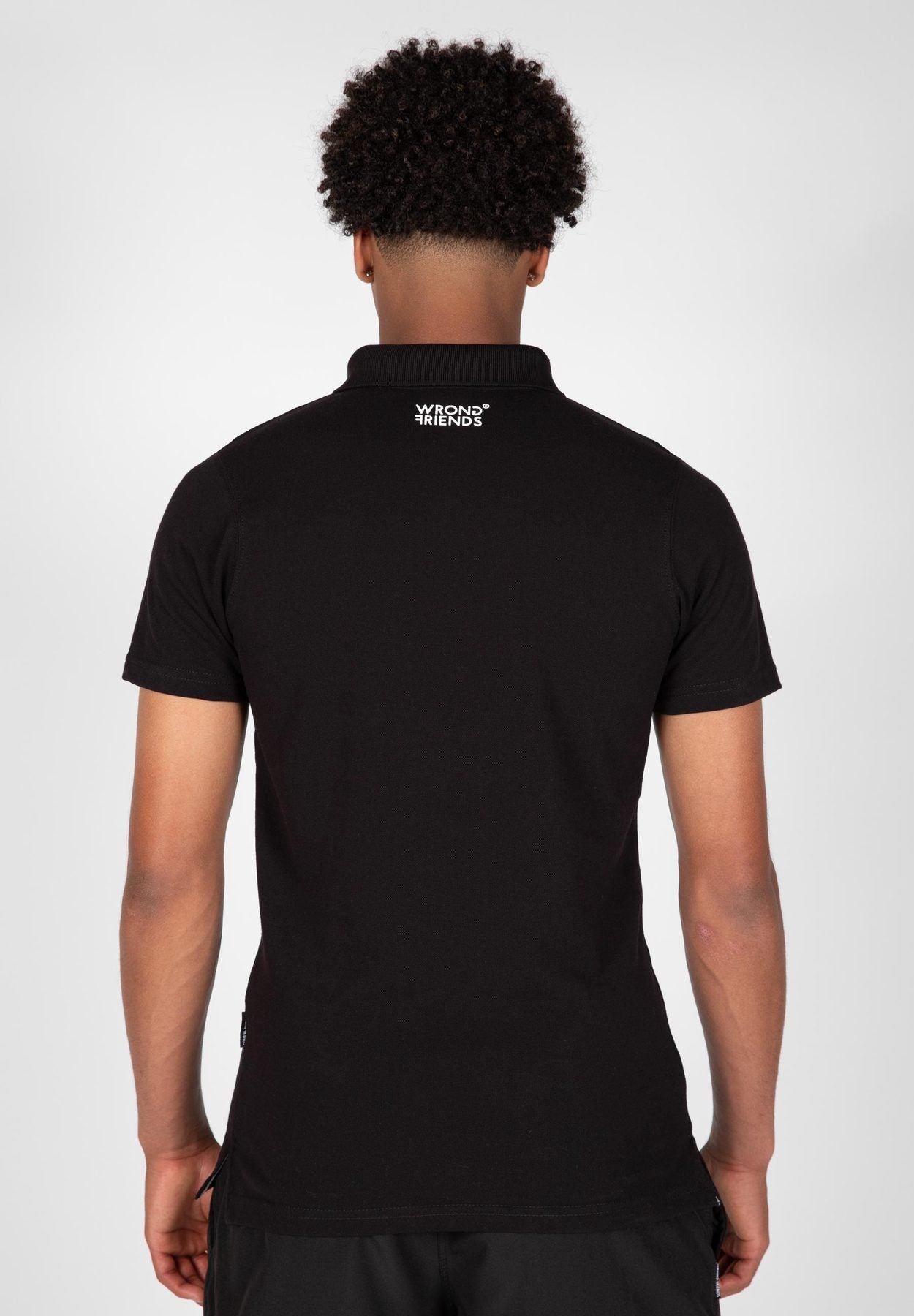 VOODOO POLO T-SHIRT - BLACK/RED