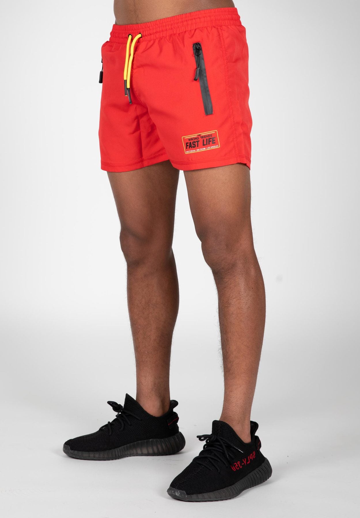 Fast Life Shorts Red